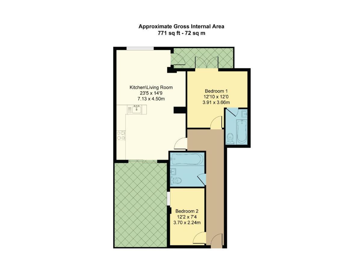 Central London, Jaccuzzi,Newbuild, 2 Bedrooms Two Baths Exterior photo